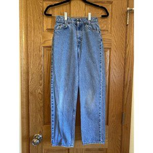 Levi’s 550 Kids Youth 14 Slim 25 x 27 Medium Wash Denim Jeans Orange Tab 0490